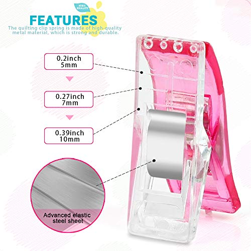 Bestsupplier 100 Pcs Sewing Clips for Quilting Crafting Assorted ...