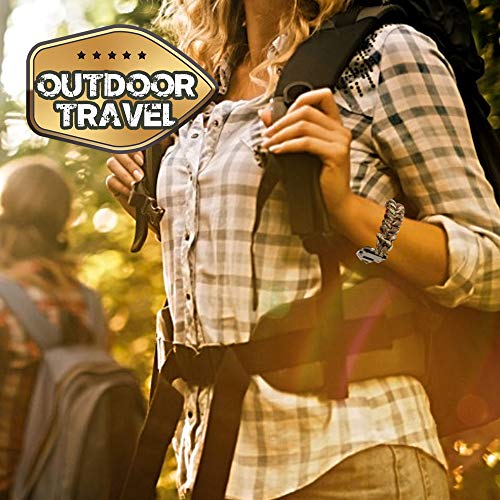 HNYYZL Paracord Knife Bracelet, 1 Pack Survival Cord Bracelets Upg...