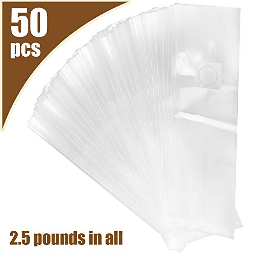 50-Pcs Mushroom Grow Bags Mushroom Spawn Bags, Extra Thick 6 Mil B...