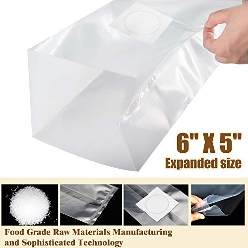 50-Pcs Mushroom Grow Bags Mushroom Spawn Bags, Extra Thick 6 Mil B...