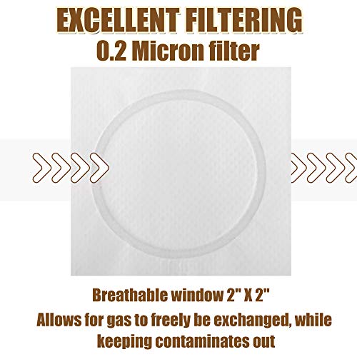 50-Pcs Mushroom Grow Bags Mushroom Spawn Bags, Extra Thick 6 Mil B...
