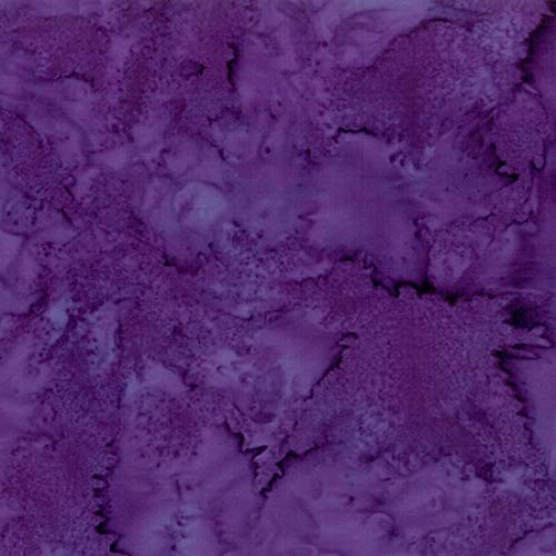 Bali Watercolors New Grape 1895-N45 Batik Fabric from Hoffman by T...