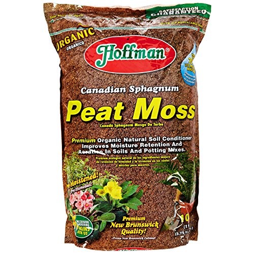 Hoffman 15503 Canadian Sphagnum Peat Moss, 10 Quarts