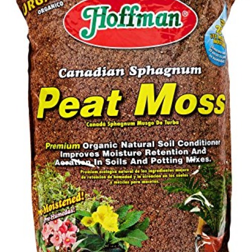 Hoffman 15503 Canadian Sphagnum Peat Moss, 10 Quarts