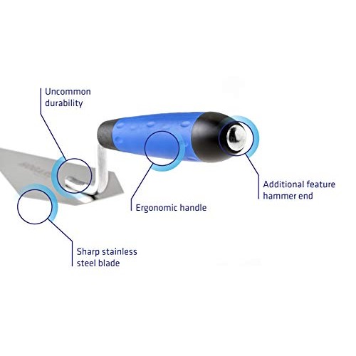 HOGARD Pointing Brick Trowel Stainless Steel Premium Bricklaying T...