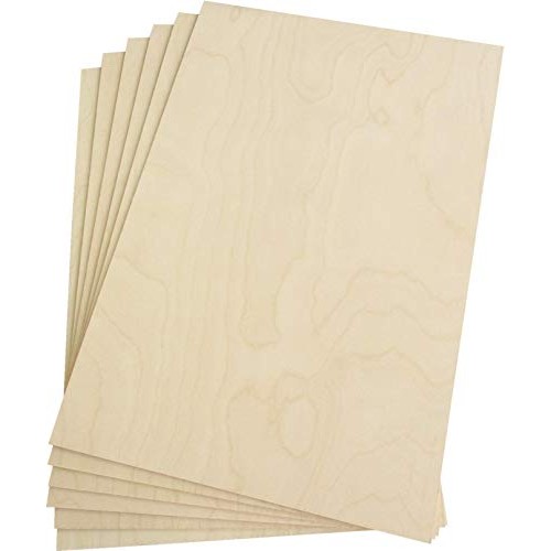 3 mm 1/8x 12x 18 Premium Russian Birch Plywood B/BB Grade 6 Fla...