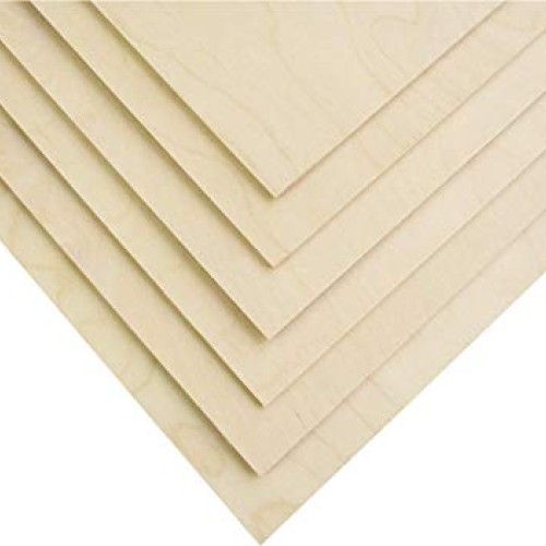 3 mm 1/8x 12x 18 Premium Russian Birch Plywood B/BB Grade 6 Fla...