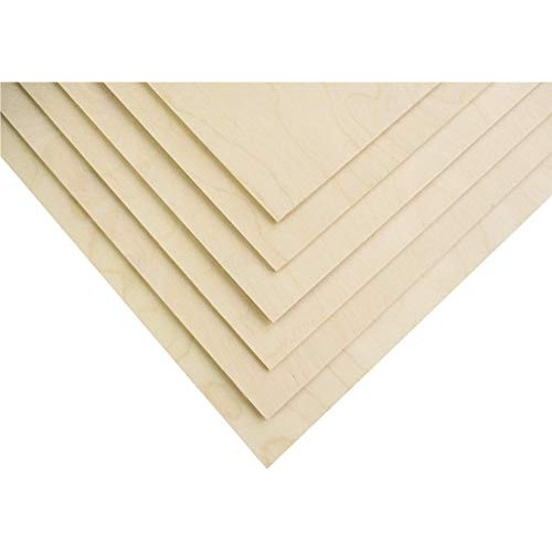 3 mm 1/8x 12x 18 Premium Russian Birch Plywood B/BB Grade 6 Fla...