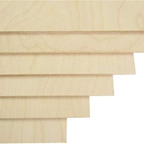 3 mm 1/8x 12x 18 Premium Russian Birch Plywood B/BB Grade 6 Fla...