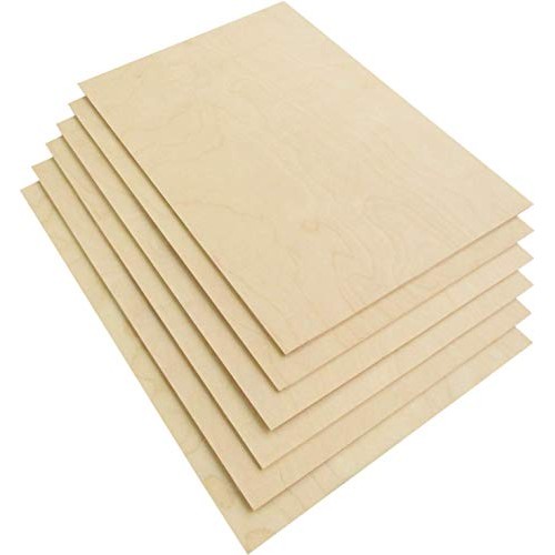 3 mm 1/8x 12x 18 Premium Russian Birch Plywood B/BB Grade 6 Fla...