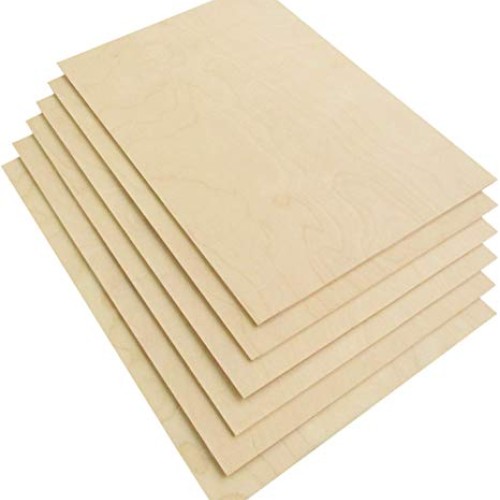 3 mm 1/8x 12x 18 Premium Russian Birch Plywood B/BB Grade 6 Fla...