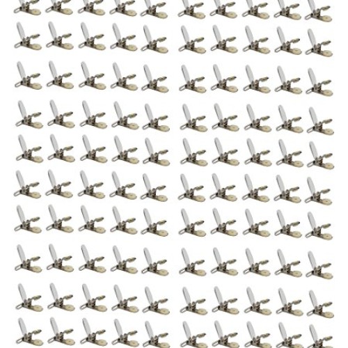 Hold’Em 1” Polished Nickel Plated Clips with SECURE PRONG TO ENSUR...