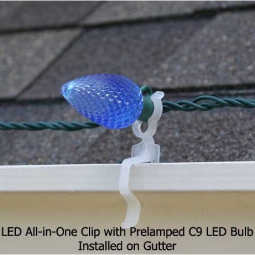 Holiday Lighting Outlet LED All In One Plus Christmas Light Clip, ...