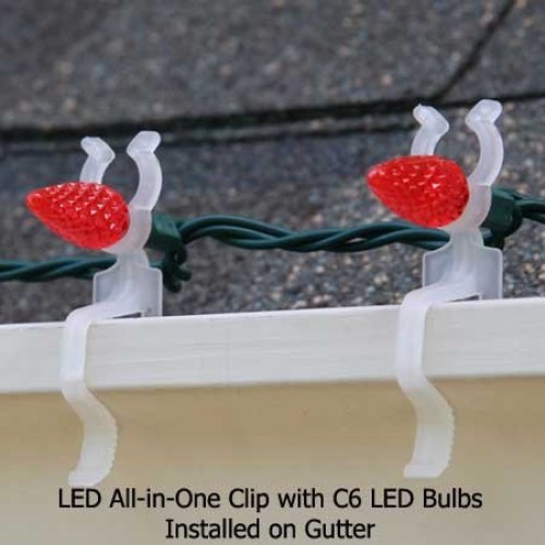Holiday Lighting Outlet LED All In One Plus Christmas Light Clip, ...