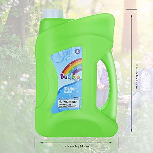 HOLIFLY Bubble Solution Refill, 2 Bottles Big Bubble Solutionup t...
