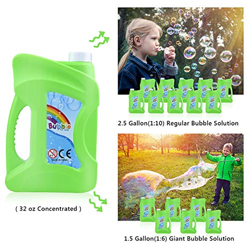 HOLIFLY Bubble Solution Refill, 2 Bottles Big Bubble Solutionup t...