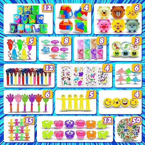 206 PCS Party Favors for Kids 3-5 4-8-12, Goodie Bags Stuffers Bul...