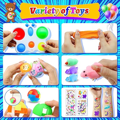 206 PCS Party Favors for Kids 3-5 4-8-12, Goodie Bags Stuffers Bul...
