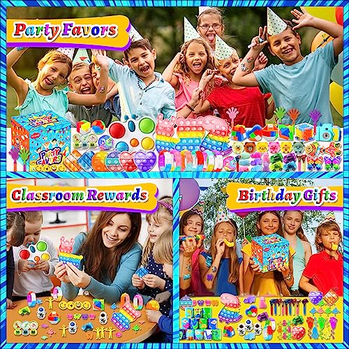 206 PCS Party Favors for Kids 3-5 4-8-12, Goodie Bags Stuffers Bul...
