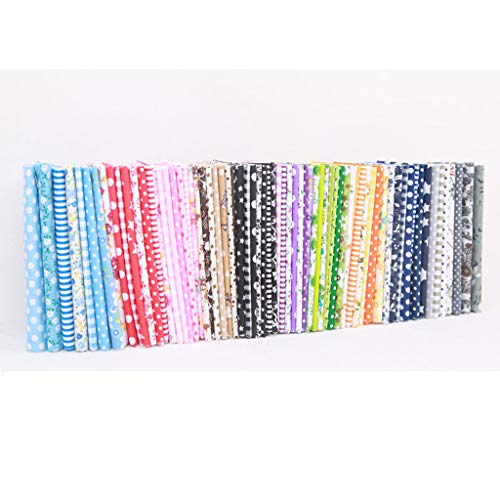 Holshop 7PCS 50 50cm Cotton Craft Fabric Bundle Patchwork Squares ...