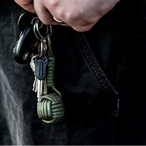 Paracord Keychain Lanyard Tactical Bushcraft Survival Gear #1 Best...