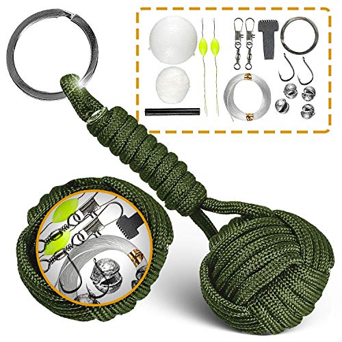 Paracord Keychain Lanyard Tactical Bushcraft Survival Gear #1 Best...