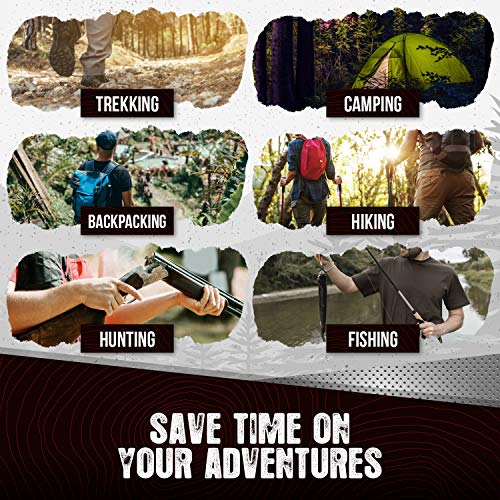 Survival Camping Knife | Fixed Blade Hunting Knife W Sheath | Gift...