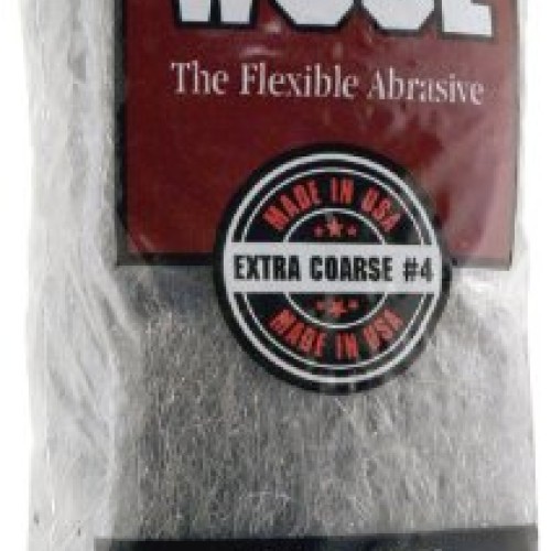 Homax Products 4 4 Homax Steel Wool Pad, No Grit, Gray