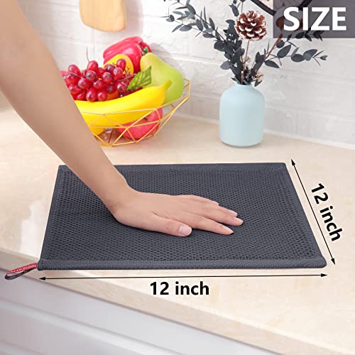Homaxy 100% Cotton Waffle Weave Kitchen Dish Cloths, Ultra Soft Ab...