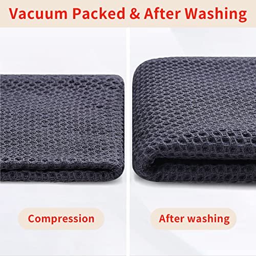 Homaxy 100% Cotton Waffle Weave Kitchen Dish Cloths, Ultra Soft Ab...
