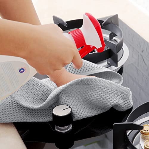 Homaxy 100% Cotton Waffle Weave Kitchen Dish Towels, Ultra Soft Ab...