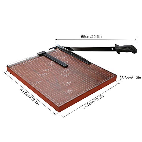 Paper Trimmer, A3 Guillotine Paper Cutter Blade Gridded Photo Guil...