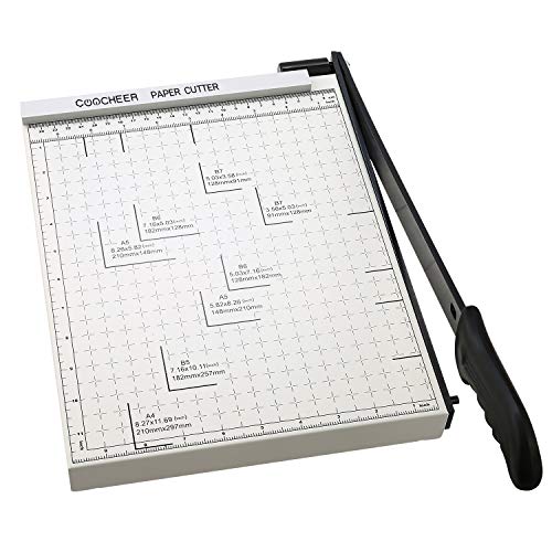 Paper Trimmer, A4 Paper Cutter Blade Gridded Photo Guillotine Craf...
