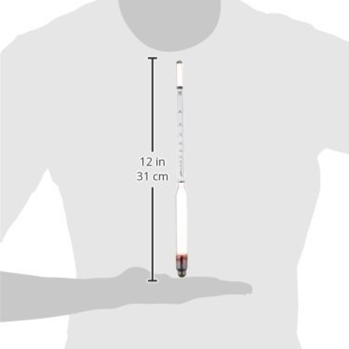 HYDROMETER - ALCOHOL, 0-200 PROOF and Tralle by Bellwether