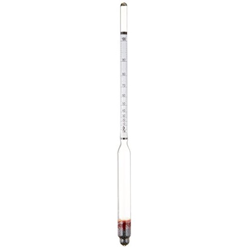 HYDROMETER - ALCOHOL, 0-200 PROOF and Tralle by Bellwether
