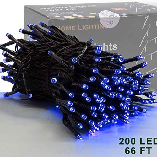 Home Lighting 66ft Christmas Decorative Mini Lights, 200 LED Green...