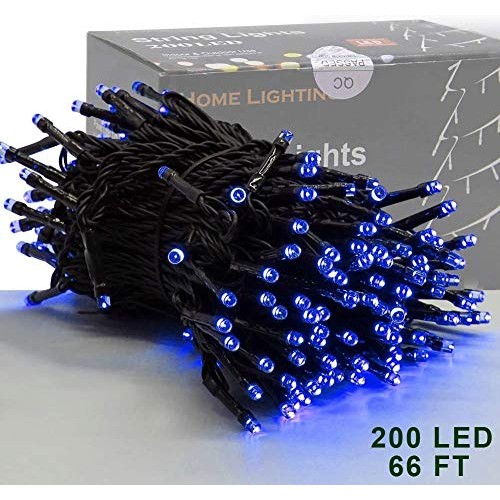 Home Lighting 66ft Christmas Decorative Mini Lights, 200 LED Green...
