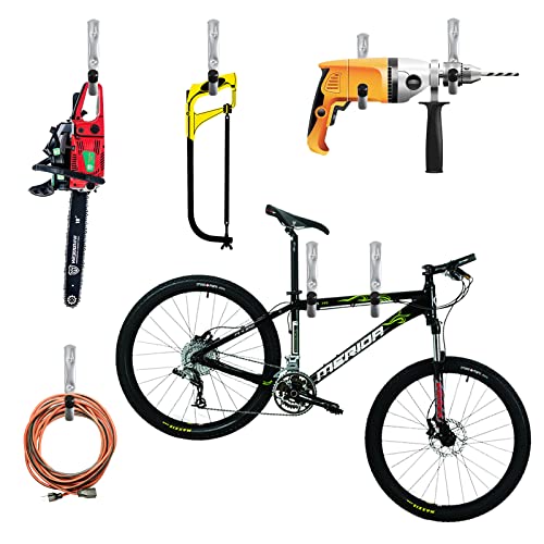 HOME MASTER HARDWARE 12 Pack Garage Storage Hooks 4 Inch J Utility...
