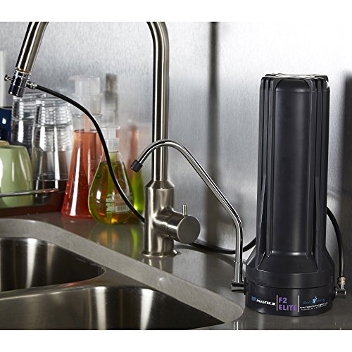 Home Master TMJRF2E-BK Jr F2 Elite Sinktop Water Filtration System...
