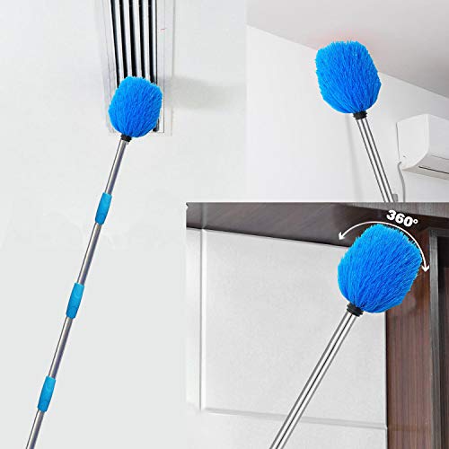 HOME RIGHT 6FT Cobweb Duster with Extension Pole -72 inches Long P...