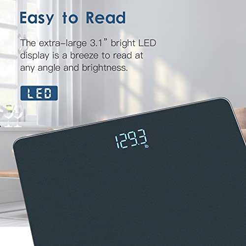 Homebuds Digital Bathroom Scale for Body Weight, Weighing Professi...