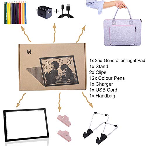 HomeCraftology A4 Diamond Painting Light Pad, 2nd-Generation Ultra...