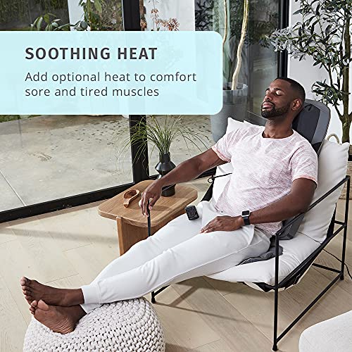 Homedics Back Massager with Heat, Shiatsu Elite II Heated Neck and...