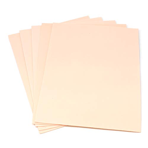 Homeford Plain EVA Foam Sheets, 9-Inch x 12-Inch, 5-Piece Peach