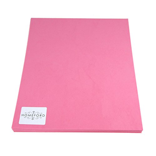 Homeford Plain EVA Foam Sheet, 9-1/2-Inch x 12-Inch, 10-Piece Pink