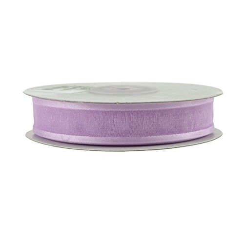 Homeford Satin-Edge Sheer Organza Ribbon, 25 Yards 7/8-Inch, Lave...