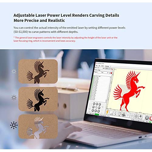 Ortur Laser Master Laser Engraver 7000mW Portable Laser Engraving ...
