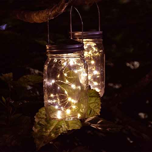 Homeleo 4 Pack Wide Mouth Mason Jar Solar Led Lights Insert Screw ...