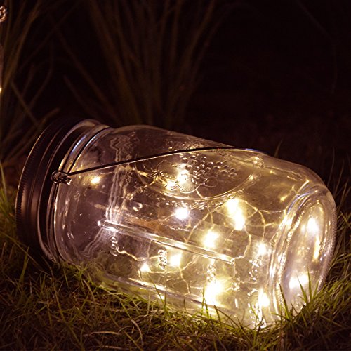 Homeleo 4 Pack Wide Mouth Mason Jar Solar Led Lights Insert Screw ...