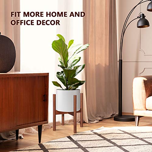 Homemaxs Plant Stands Indoor, Mid Century Plant Holder Indoor Disp...
